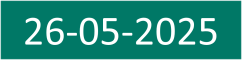 Datum 26-05-2025