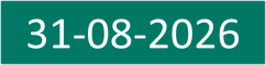 Datum 31-08-2026